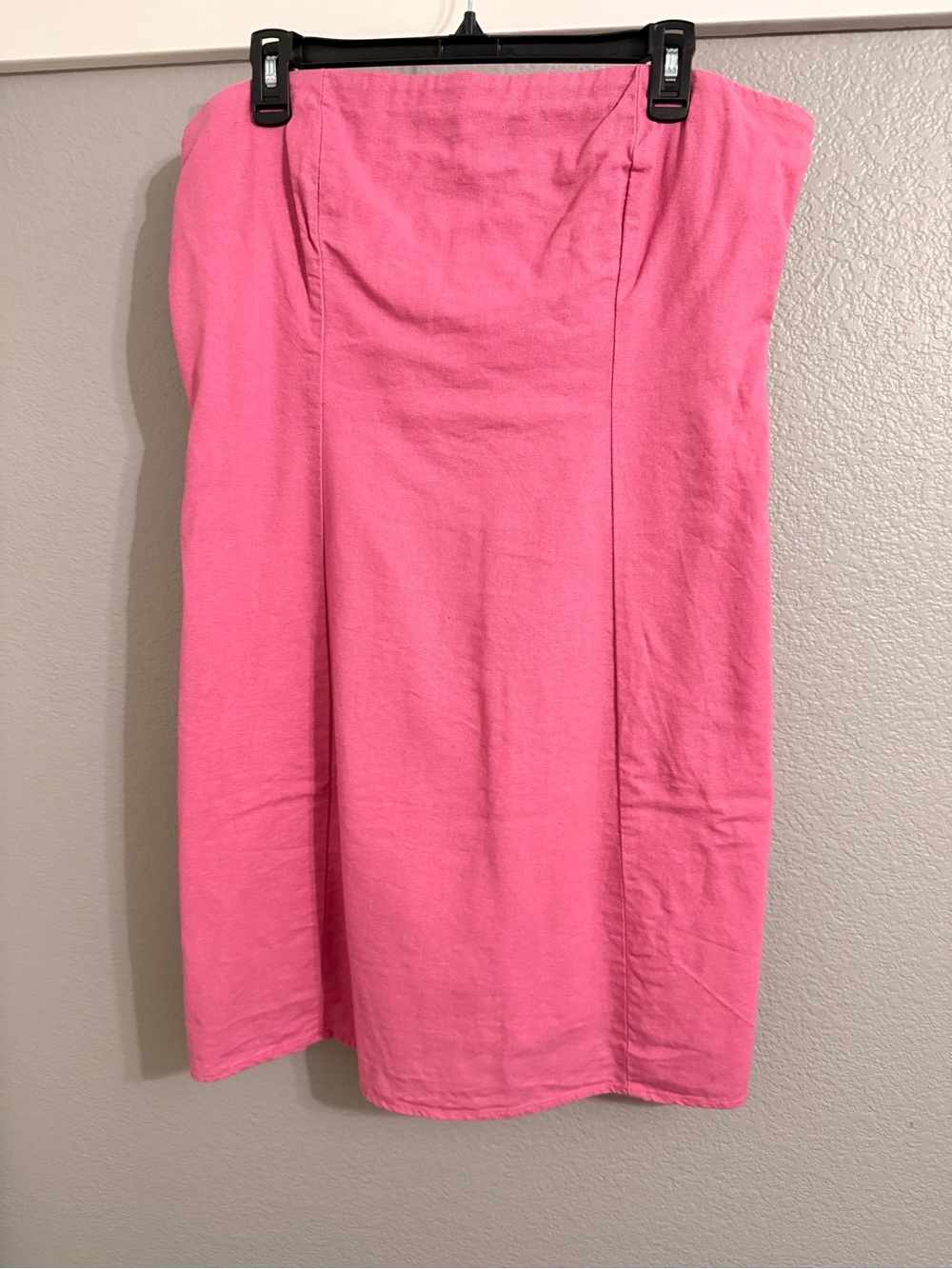 Old Navy Pink Strapless A-Line Dress - Picture 2 of 8